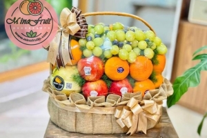 Giỏ trái cây tặng dịp dịp lễ tết dương lịch