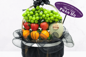 Đặt giỏ trái cây dự tang lễ