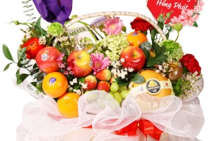 Đặt giỏ trái cây tặng khai trương