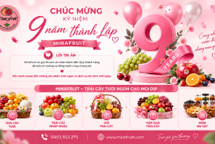 Tri ân khách hàng nhân dịp MinaFruits kỷ niệm 9 năm