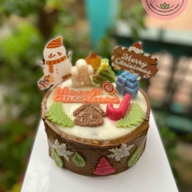 Bánh rau câu giáng sinh X