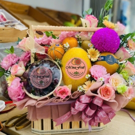 Giỏ trái cây và hoa MNG027