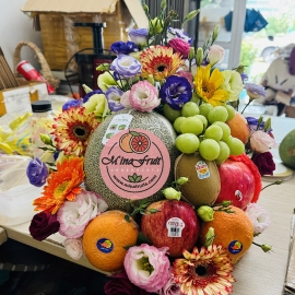 Giỏ trái cây và hoa MNG003