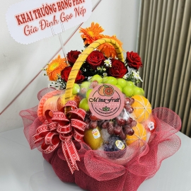 Giỏ trái cây và hoa MNG004